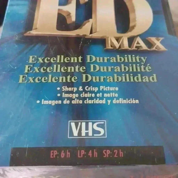 Sony 3-Pack ED Max T-120  6h VHS Sealed - Picture 4 of 5